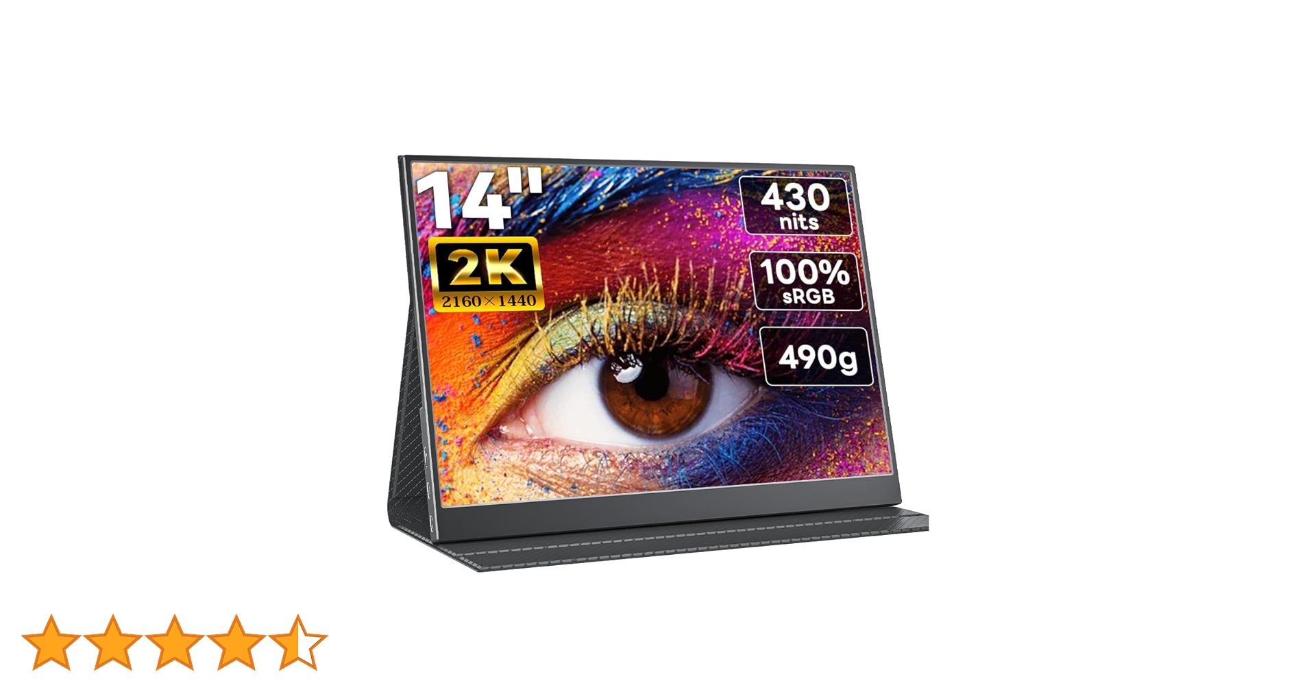 新品未使用 モバイルモニター 14インチ 2K IPS液晶 2160x1440 Amazon.co.jp: Upperizon モバイルモニター 14インチ 2K IPSパネル 100